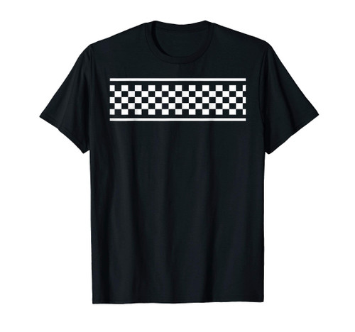 Checker Pattern Checkerboard Skater Surfer Style Teens T-Shirt