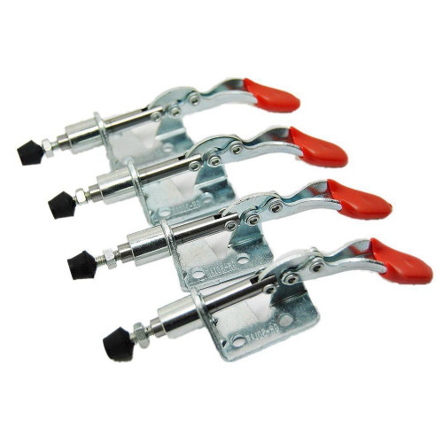XrPaowa 4 PCS Toggle Clamp 301AM 99lbs Holding Capacity Stroke Push Pull Action Hand Tool Light Duty Toggle Clamp Tool