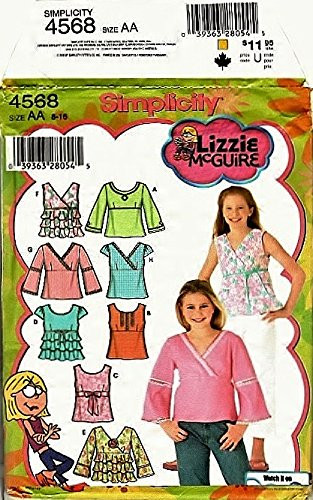 OOP Simplicity Sewing Pattern 4568. Girls Szs 8;10;12;14;16 A+++ TOPS