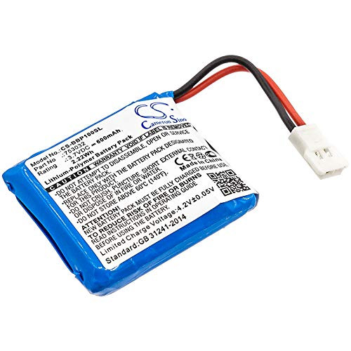 Cameron Sino Battery for Bee-Bot Floor Robot, Programmable Children's Toy, Programmable Floor Robot PN:Bee-Bot 753032 600mAh