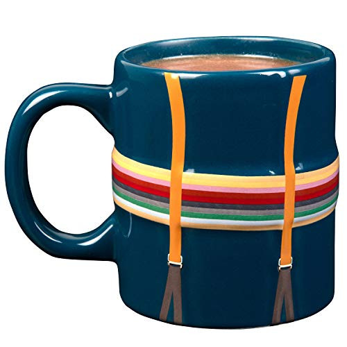 Doctor Who Ceramic Coffee Mug - 13th Doctor Shirt and Suspender Design - 11oz