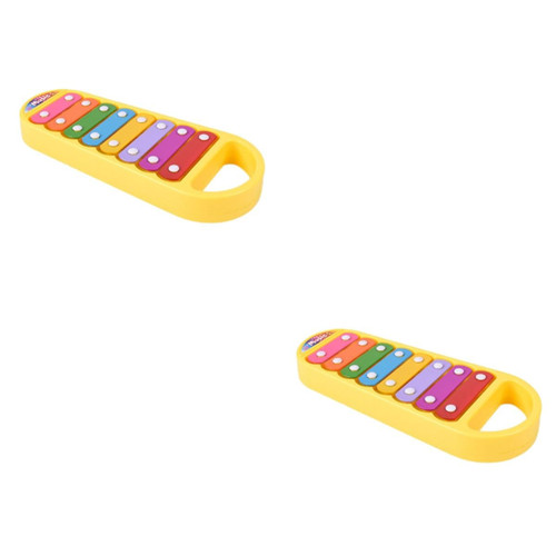 Abaodam 2pcs Toys Kids Instruments Kids Knock Piano Knock Xylophone Knock Glockenspiel Music Child Hand Percussion