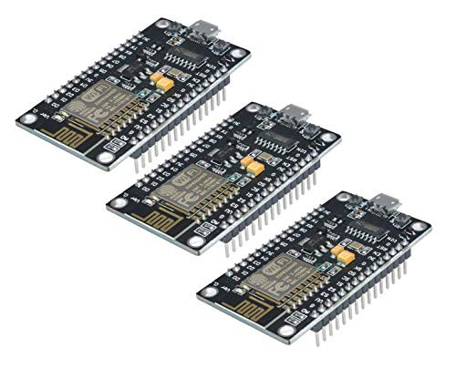 BE Equipment ESP8266 NodeMcu V3 LUA ESP-12E CP2102 Open-Source Wireless WiFi Module Development Board (Two Pack)