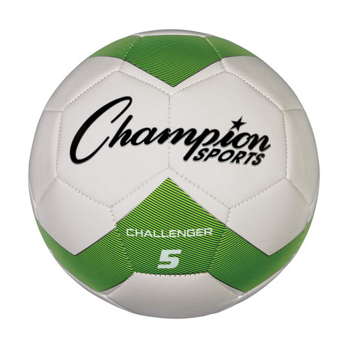 Champion Sports Challenger Series Soccer Ball, Green