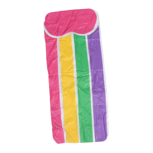 1pc Rainbow Surfboard Air Sofa Hammock Water Inflatable Lounge Inflatable Hammock Swimming Pool Float Kid Summer Toys Inflatable Pool Inflatables Floats Child Outdoor PVC