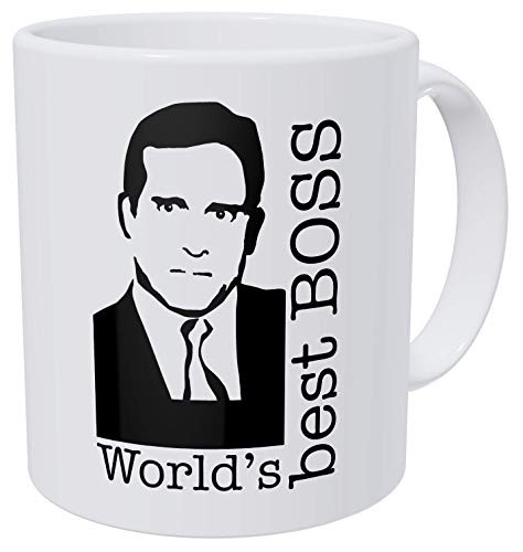 della Pace World's Best Boss, The Office Michael Scott 11 Ounces Funny Coffee Mug Gag Gift