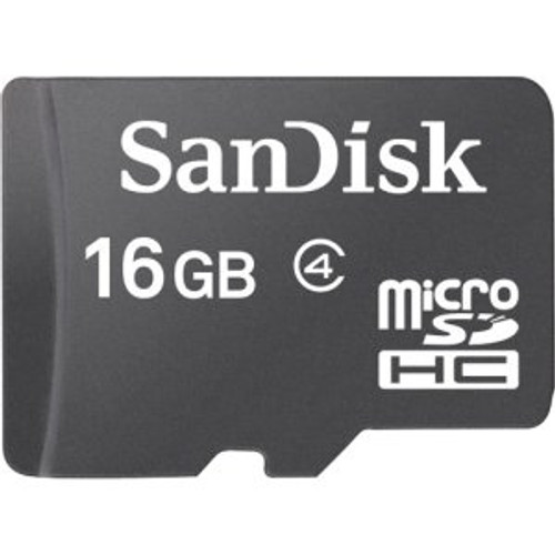 SanDisk SDSDQ-016G-A46A microSDHC 16GB Memory Card W/Adapter (SDSDQ-016G-A46A)