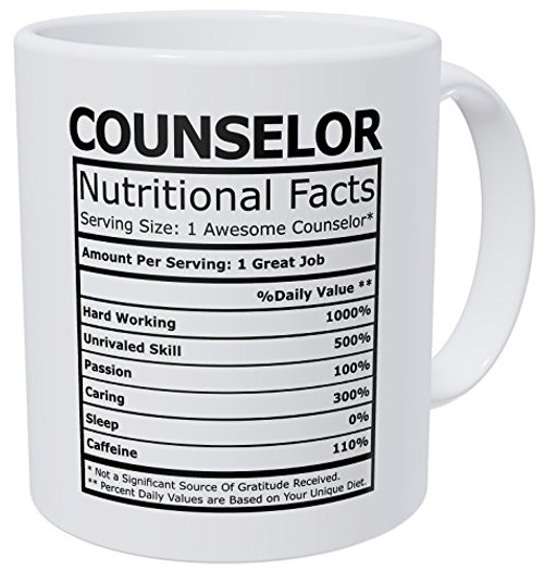 Wampumtuk Counselor Nutritional Facts Funny Coffee Mug 11 Ounces Inspirational And Motivational Wampumtuk Counselor Nutritional Facts Funny Coffee Mug 11 Ounces Inspirational And Motivational