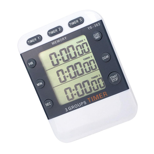 3 Digital Clock Timer Digital Stopwatch Digital Countdown Timer Running Baking Timer LCD Digital Timer Timers Clocks Homework Timer Clock for Office Kitchen Timer Sports Student