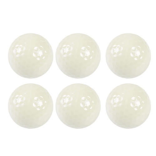 Uxsiya Glowing Golf Balls Night Golf Balls Luminous Fluorescent Golf Balls for Outdoor Activities for Night Golfing Night Dark Golf Practice Accessory
