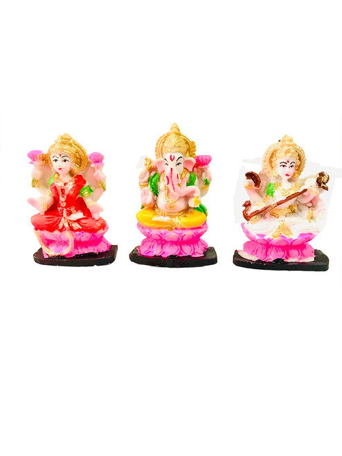 Laxmi Ganesha Saraswati Statue Idol Lakshmi Ganesh Sarasvati Murti Marble Sculpture ganpati for Diwali Pooja Deepawali Pooja puja Deewali Gift Size- Height- 3.25 inch Laxmi Ganesha Saraswati Statue Idol Lakshmi Ganesh Sarasvati Murti Marble Sculpture ganpati for Diwali Pooja Deepawali Pooja puja Deewali Gift Size- Height- 3.25 inch