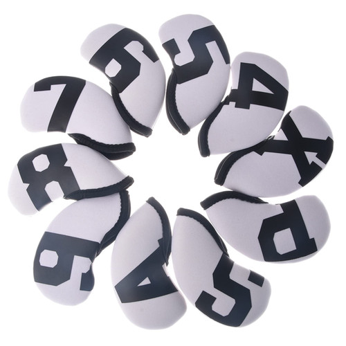 10Pcs Golf Iron Headcover Thick Watertight Neoprene Golf Iron Head Cover Golf Club Headcovers with Number Fit Most Brand Golf Club Covers Iron Golf Putter Cover Golf Iron Head Covers Set Golf Club 10Pcs Golf Iron Headcover Thick Watertight Neoprene Golf Iron Head Cover Golf Club Headcovers with Number Fit Most Brand Golf Club Covers Iron Golf Putter Cover Golf Iron Head Covers Set Golf Club