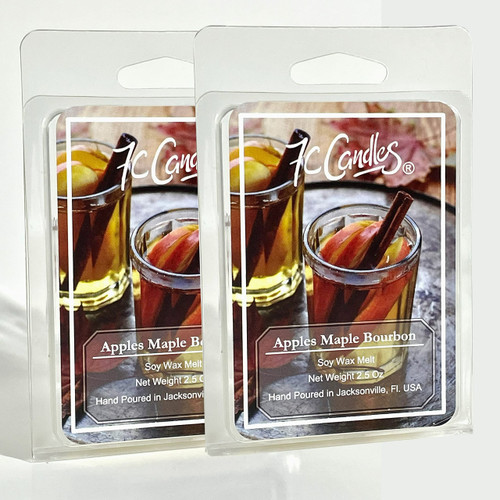 7C Candles, Apple Maple bourbon, Wax Melt, Wax Melts Warmer Cubes, Wax Warmer Cubes, Wax Melt Warmer for Scented Wax, (Pack X 2) 5 Oz. 7C Candles, Apple Maple bourbon, Wax Melt, Wax Melts Warmer Cubes, Wax Warmer Cubes, Wax Melt Warmer for Scented Wax, (Pack X 2) 5 Oz.