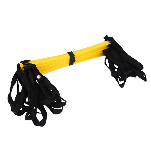 OCEANSIDE Footwork Training Equipment, Durable Speed Training Agility Ladder Footwork Exercise Tackle for Football Soccer Sports(22.97ft 13-Rung-Yellow)