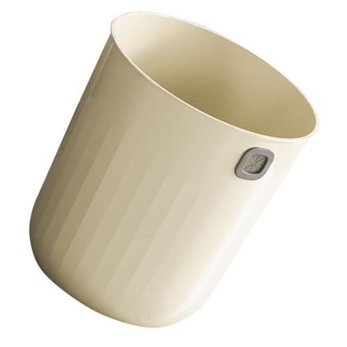 Hohopeti Garbage Can Garbage Container Medium Trash Can Bedside Trash Can Hotel Trash Can Plastic Wastebasket Can Trash Bin Bins Multi-Function Garbage Bucket Office Pp Toilet Paper Desk
