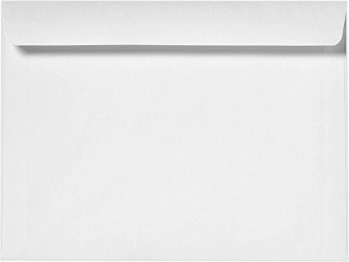 LUXPaper Booklet Envelopes | 9 1/2" x 12 5/8" | Bright White | 24lb. Text | 50 Qty