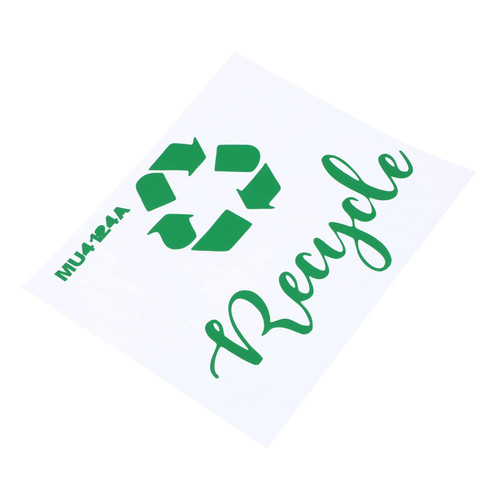 PLAFOPE Trash Can Stickers Trash Bin Outdoor Compost Container Outdoor Stickers Trash Can Recycle Sticker Recycle Sign Sticker Organize Trash Trash Bin Sticker Trash Classification Decal