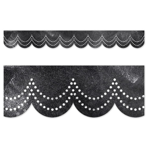 CTP Chalk It Up! Dotted Scallops Bulletin Board Border (Creative Teaching Press 10909)