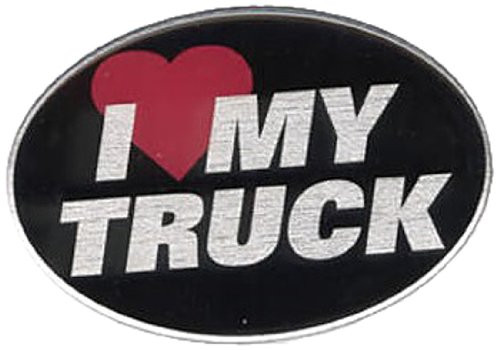 Knockout 220H 'I Love My Truck' Hitch Cover