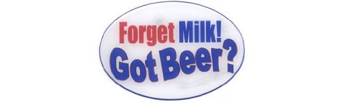 Knockout 509H 'Forget Milk! Got Beer?' Hitch Cover