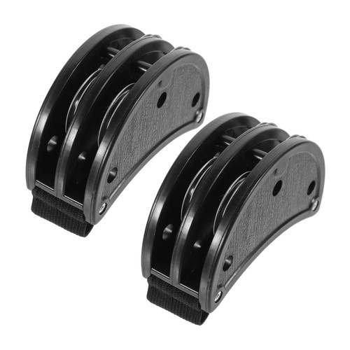 VICASKY 2pcs Percussion Accessories Footbells and Rattles Beginners Starters Foot Tambourine Cymbal Accessory Music Instruments Percussion Instrument Tambourines for Church Foot Drum Pedal