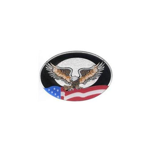 Knockout 801H 'Bald Eagle on US Flag' Hitch Cover