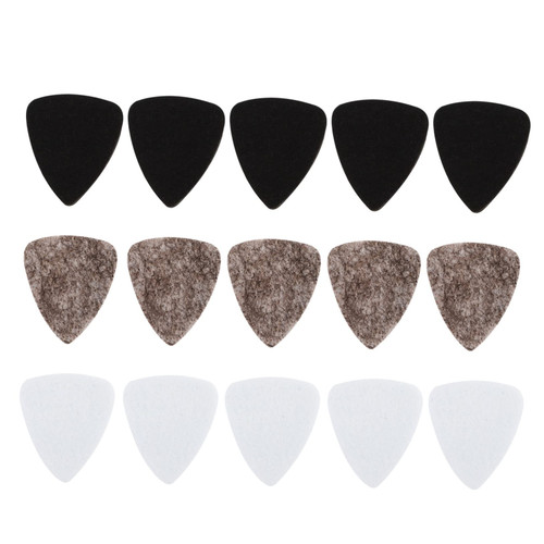 ERINGOGO 45 Pcs Guitar Pick Colored Felt Finger Pick Ukulele Mandolin Ukulele Picks Wool Thumb Picks Felt Picks for Guitar Instrument Picks Autoharp Instrument Finger Picks Bass Supplies