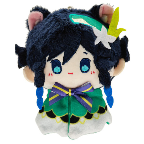 KOOLIYA Genshin Impact Plush Doll Figure - Venti (4.8 inch), Plushie Toys Keychain Anime Figure Soft Stuffed Collection Gift for Game Fans (Venti)