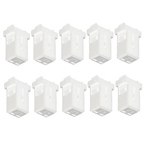 PRETYZOOM 10pcs Switch Lock Trash Can Lock Waste Bin Press Trash Bin Lock Trash Can Press Buckles Garbage Can Buckles Trash Can with Lid Trashcan Lock Plastic Spring White Supplies