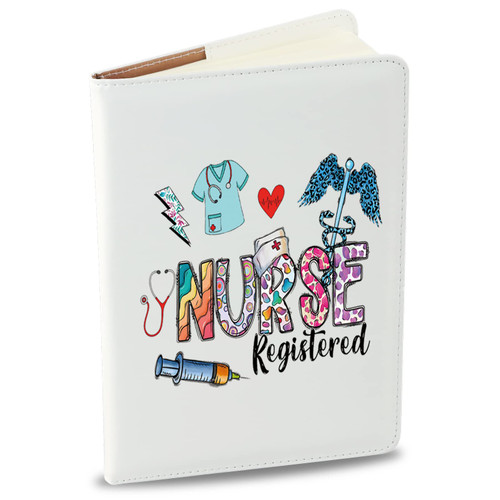 KEYCHIN Registered Nurse Leather Notebook RN Nurse Gifts RN Journal Notebook For RN Nurse Graduation (Registered Nurse)