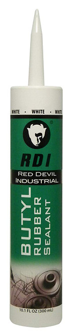 Red Devil 06970I Rd Pro Butyl Rubber Sealant, White, 10.1 Oz.