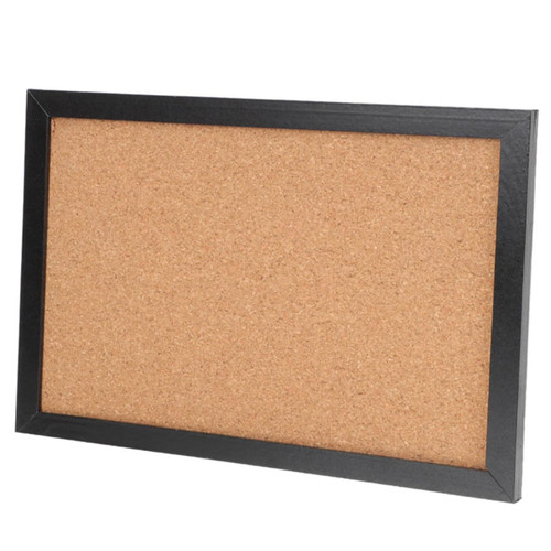 Tofficu Cork Board Frame Bulletin Vision Board Pin Notice Board Framed Cork Tiles Office Wall Decor Cork Memo Board Desktop Decor Office Board for Wall Bulletin Board Girl Wood Painted