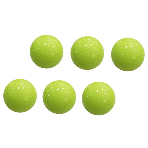 BESPORTBLE 6pcs Golf Fluorescent Ball Glow Golf Balls Glow-in-The-Dark Golf Balls Fluorescent Golf Ball Night Golf Ball Batting Practice Balls Glow Golfs Fluorescent Golfs Lighted Ball Prom