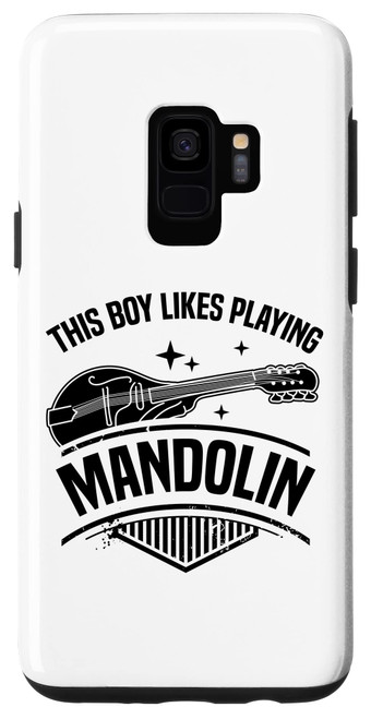 Galaxy S9 Boy Likes Playing Mandolin Folk Music Musician Case