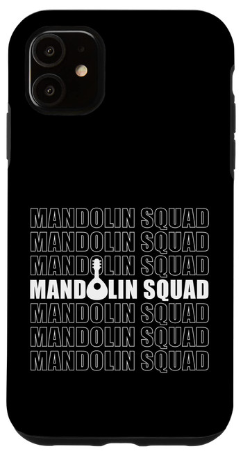 iPhone 11 Mandolin Squad Bluegrass Musician Music Notes Case