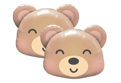 Set of 2 Adorable Baby Bear 31" Foil Party Balloons Set of 2 Adorable Baby Bear 31" Foil Party Balloons