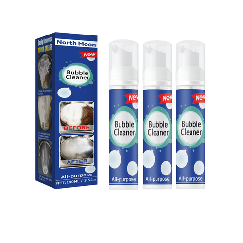 JeurLrok Bubble Cleaner, All Purpose Bubble Cleaner Kitchen Deep Cleaning Spray, All-purpose Rinse-free Cleaning Spray(3PC) JeurLrok Bubble Cleaner, All Purpose Bubble Cleaner Kitchen Deep Cleaning Spray, All-purpose Rinse-free Cleaning Spray(3PC)