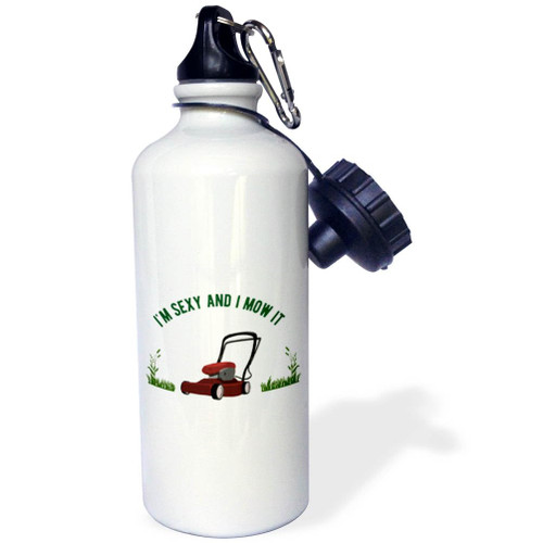 3dRose Im Sexy and I Mow it Funny Mowing Garden Pun Gardening... - Water Bottles (wb-366736-1) 3dRose Im Sexy and I Mow it Funny Mowing Garden Pun Gardening... - Water Bottles (wb-366736-1)