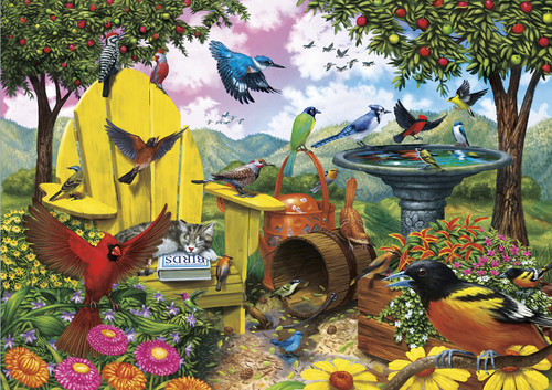 Buffalo Games - Amazing Nature Collection - Hidden Birds - 500 Piece Jigsaw Puzzle, 21.25"L X 15"W Buffalo Games - Amazing Nature Collection - Hidden Birds - 500 Piece Jigsaw Puzzle, 21.25"L X 15"W