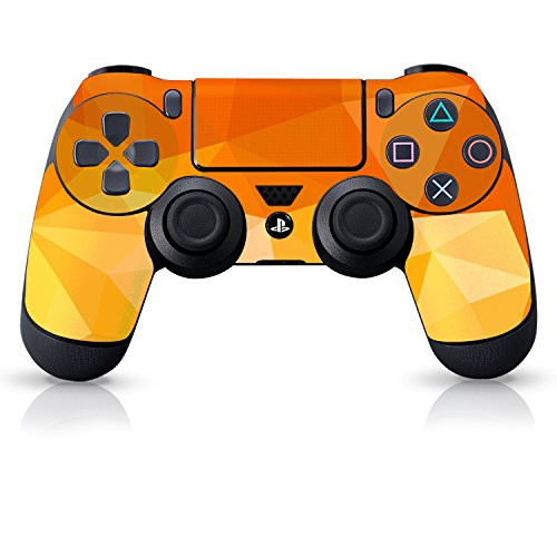 Controller Gear Officially Licensed Controller Skin - Orange Poly - PlayStation 4
