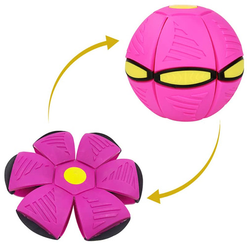 UFO Magic Ball,Portable Glowing Flying Toys Creative Fly Saucer Stomp Magic Balls,Decompression Flying Flat Throw Disc Balls Toy for Childrens Outdoor Sports Kids Gift (pink1) UFO Magic Ball,Portable Glowing Flying Toys Creative Fly Saucer Stomp Magic Balls,Decompression Flying Flat Throw Disc Balls Toy for Childrens Outdoor Sports Kids Gift (pink1)