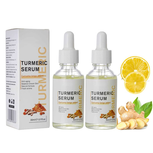 ???? ???????? New Turmeric Dark Spot Corrector Serum, Turmeric Repair Face Serum, Bright Skin Dark Spot Corrector Face, Hydrate Dull & Dry Skin (2PCS*30ML). ???? ???????? New Turmeric Dark Spot Corrector Serum, Turmeric Repair Face Serum, Bright Skin Dark Spot Corrector Face, Hydrate Dull & Dry Skin (2PCS*30ML).