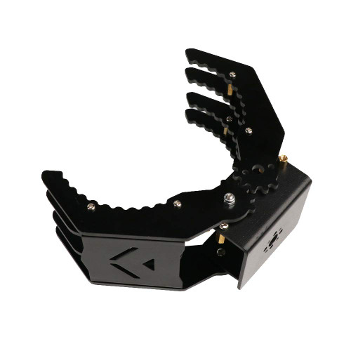 Hiwonder Mechanical Robot Arm Claw Black Aluminum Alloy Gripper for Robot DIY(Without servo)