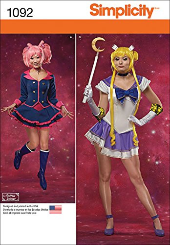 Simplicity 1092 Women's Anime Cosplay and Halloween Costume Sewing Pattern, Sizes 14-22