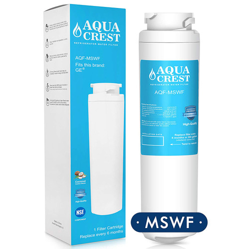 AQUACREST MSWF Replacement for GE MSWF, 101820A Refrigerator Water Filter
