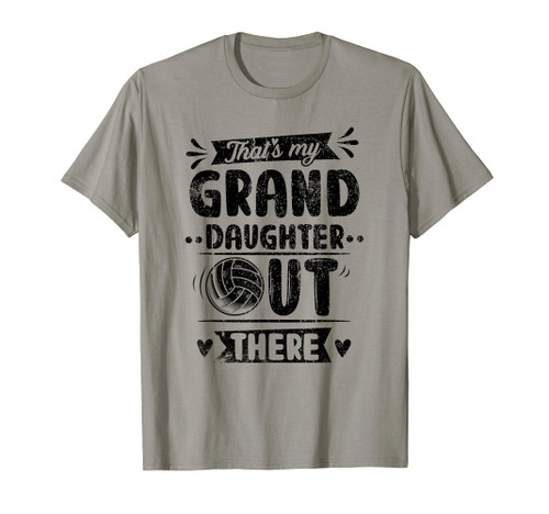 That's My Granddaughter Out There Volleyball For Grandma T-Shirt