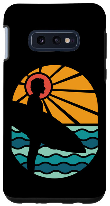 Galaxy S10e Retro Retro Surfer Surfboard - Vintage Surfing Vintage Surf Case