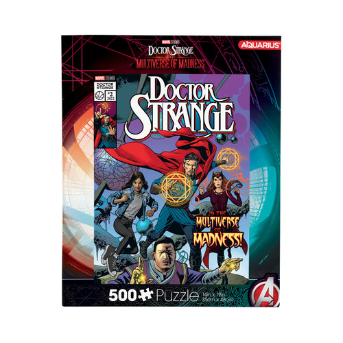 AQUARIUS Marvel - Doctor Strange (500 Piece Jigsaw Puzzle) - Glare Free - Precision Fit - Officially Licensed Marvel Comics Merchandise & Collectibles - 14x19 Inches AQUARIUS Marvel - Doctor Strange (500 Piece Jigsaw Puzzle) - Glare Free - Precision Fit - Officially Licensed Marvel Comics Merchandise & Collectibles - 14x19 Inches