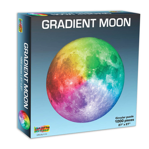Mchezo Round Moon Jigsaw Puzzle: Gradient Moon, 1000-Piece