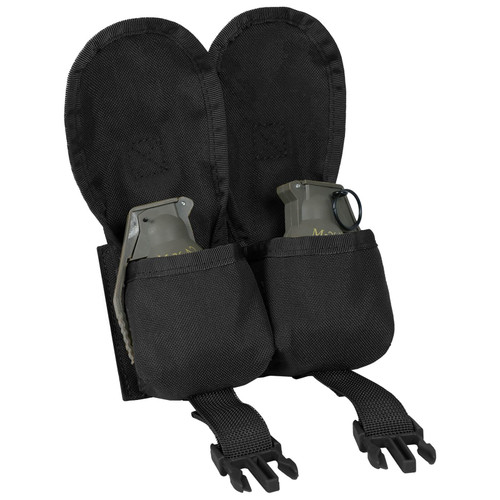 Tactical Pouches-Double Frag Grenade Pouch,Molle EDC Tool Bags for Hunting Shooting Airsoft Equipment Gears (BK)